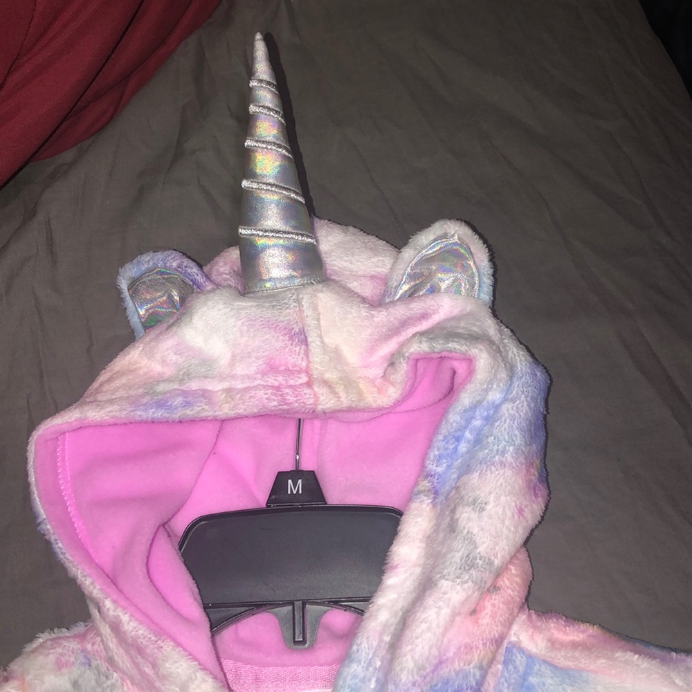 Soft unicorn onsie